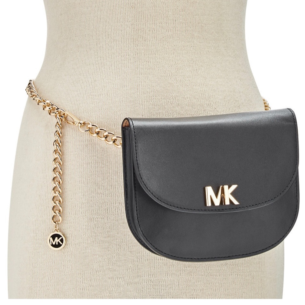Michael Kors MK Turnlock Chain Fanny Pack. Broken